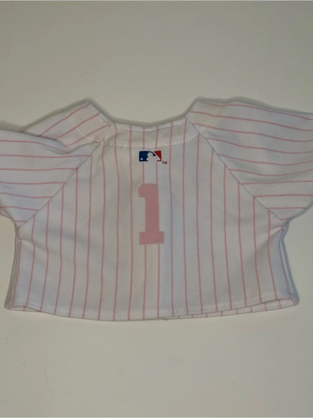 Build A Bear Workshop Pink New York Yankees Lot 3 Jersey, Shorts, & Hat Genuine